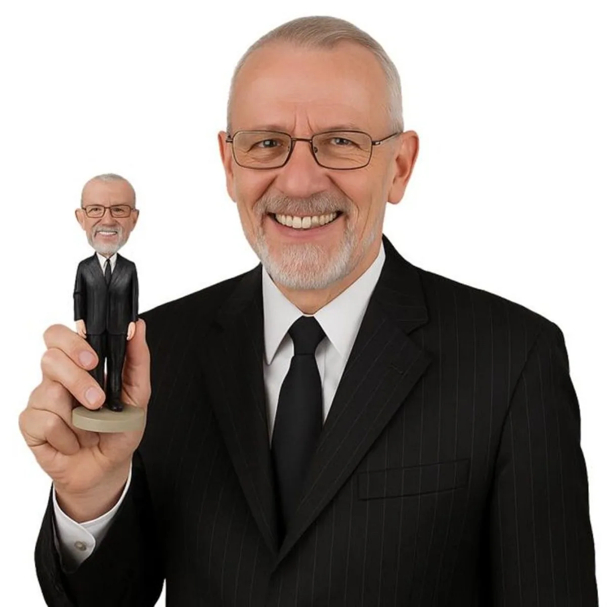 

Персонализированная фигурка-бобблхед из фотографии, ручная работа из глины, уникальное 3D-искусство, сувенир, подарок для особых моментов, ручная работа