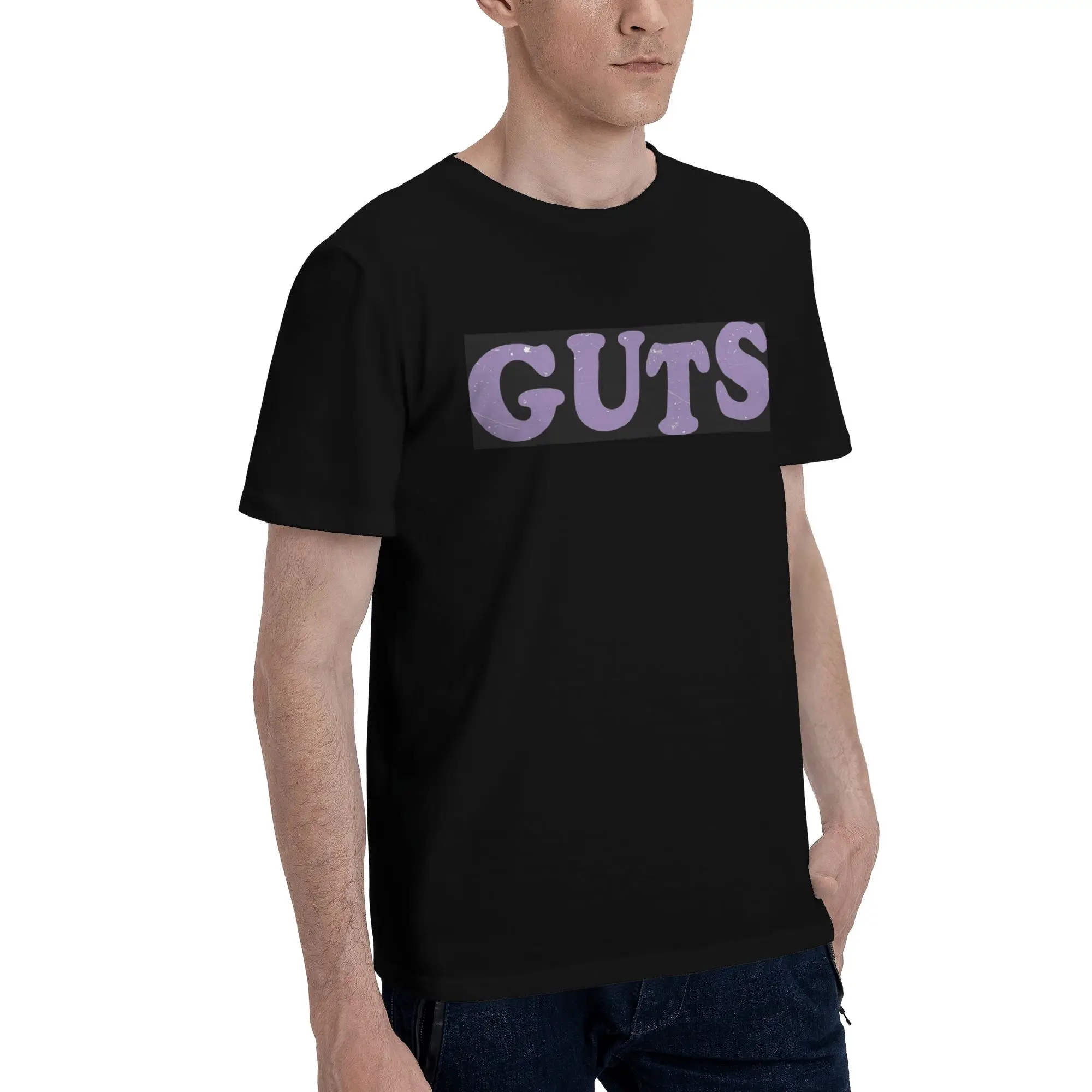 

Olivia Guts World Tour Men T-Shirt Plus Size T Shirts Men's Round Neck Cotton Tees Short Summer Male