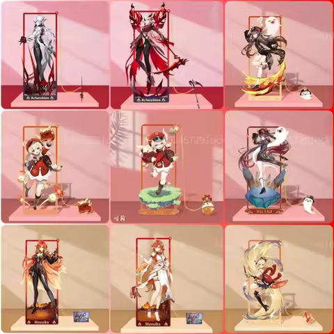 Genshin Impact Arlecchino Mavuika Hu Tao Klee Yoimiya Metal Hollow Bookmark 8.5x3.5cm Tassel Bookmark Badge Fire Attribute Team