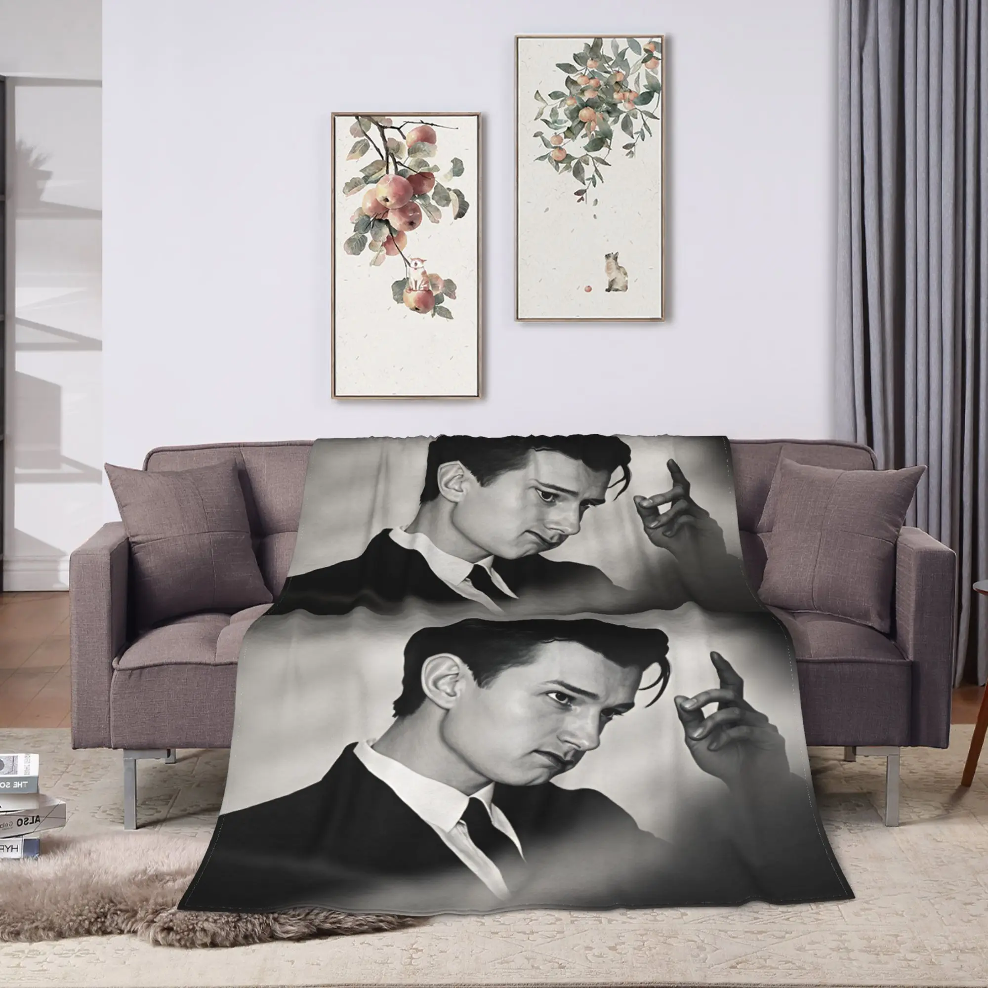 Tom holland is Cool Flannel Blanket Winter  Super Soft Bedding Throws for Boy Girl Outdoor Street Trend Bedspread Sofa Bed Cover