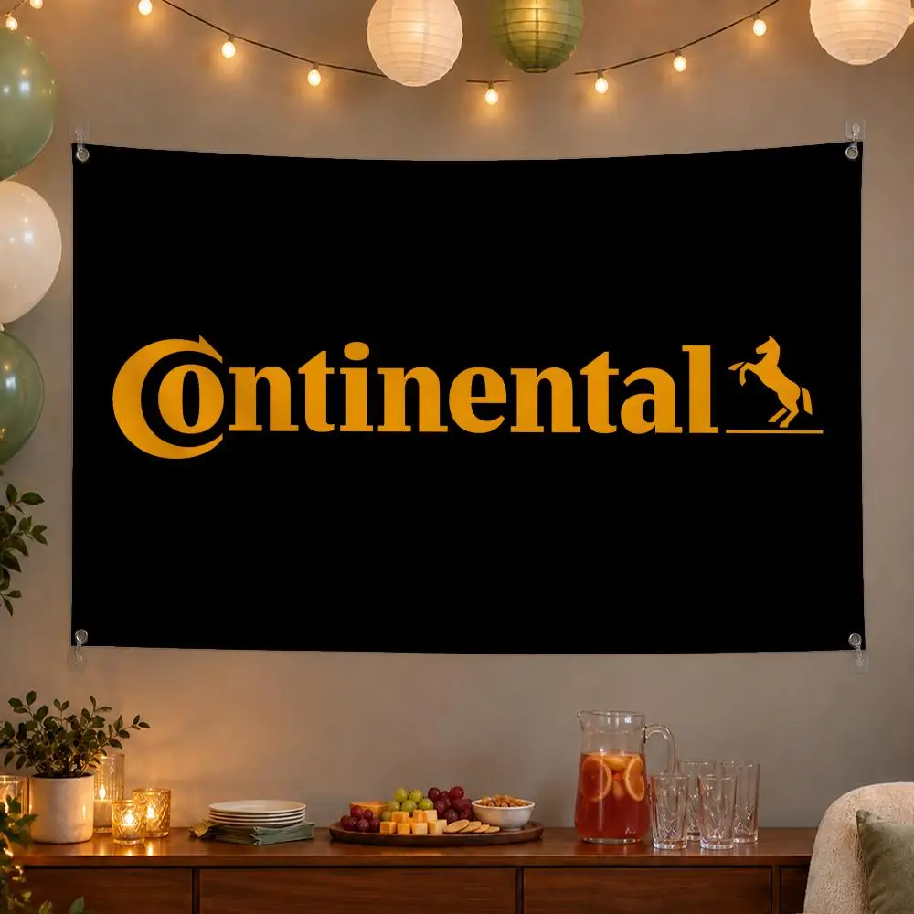 Premium Brand Continental Flags Wall Hanging Banner Indoor Outdoor Party Home Wall Decor Backdrop