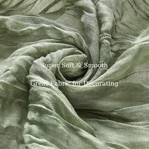 Cheesecloth, dining table, vintage wedding party, Christmas banquets, cake decoration, 1pc 8 Main Sales Table Path - №4