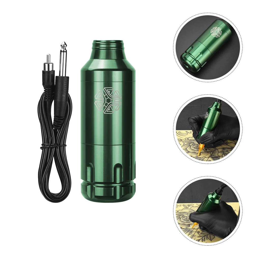 

1 шт., ручка для татуировки, электрическая вращающаяся машина для татуировки из алюминиевого сплава, портативный инструмент «сделай сам» для домашнего использования, легкие практичные татуировки