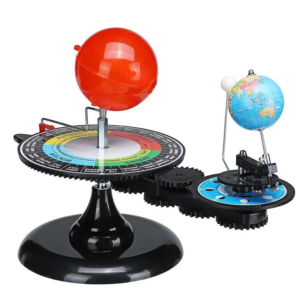 Solar System Model DIY Globe Earth Sun Moon Orbital Planetarium Educational for Child Kid Toy Astronomy Science Kit Teaching