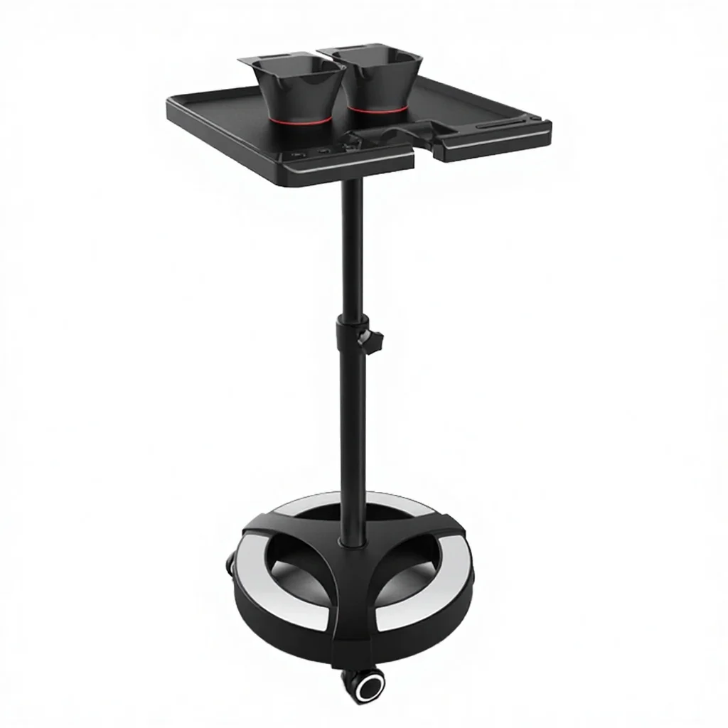 High-end Plastic Modern Magnetic Coloring Salon Trolley For Apartment Use