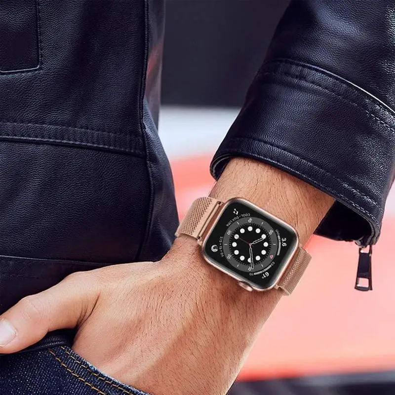 حزام لساعة أبل 49 مللي متر 44 مللي متر 40 مللي متر 45 مللي متر 41 مللي متر 42 مللي متر 38 مللي متر قابل للتعديل مطاطا النايلون سوار iWatch سلسلة 8 se 7 6 5 9 Ultra #5