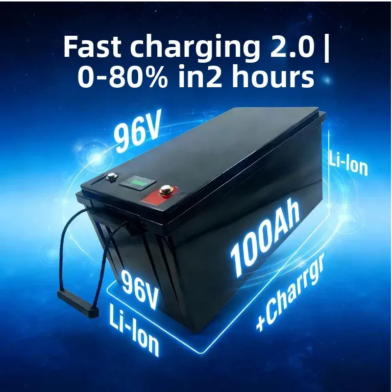 

Литий-ионный аккумулятор 96 В, 100 Ач, ПОДХОДИТ | ВЫСОКОЕ ЭФФЕКТИЧЕСТВЕННОЕ ЗАРЯДНОЕ УДАЛИИ GOLF TROLLEYS/TOURIST CARS/CARAVANS+ В НАКЛЮЧЕНИЕ