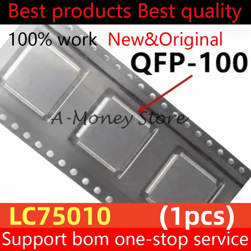 

(1pcs)LC75010W-6118-E LC75010 QFP-100