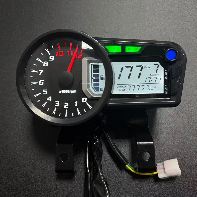 New Motorcycle Accessories LCD Speedometer Moto Digital Tachometer
