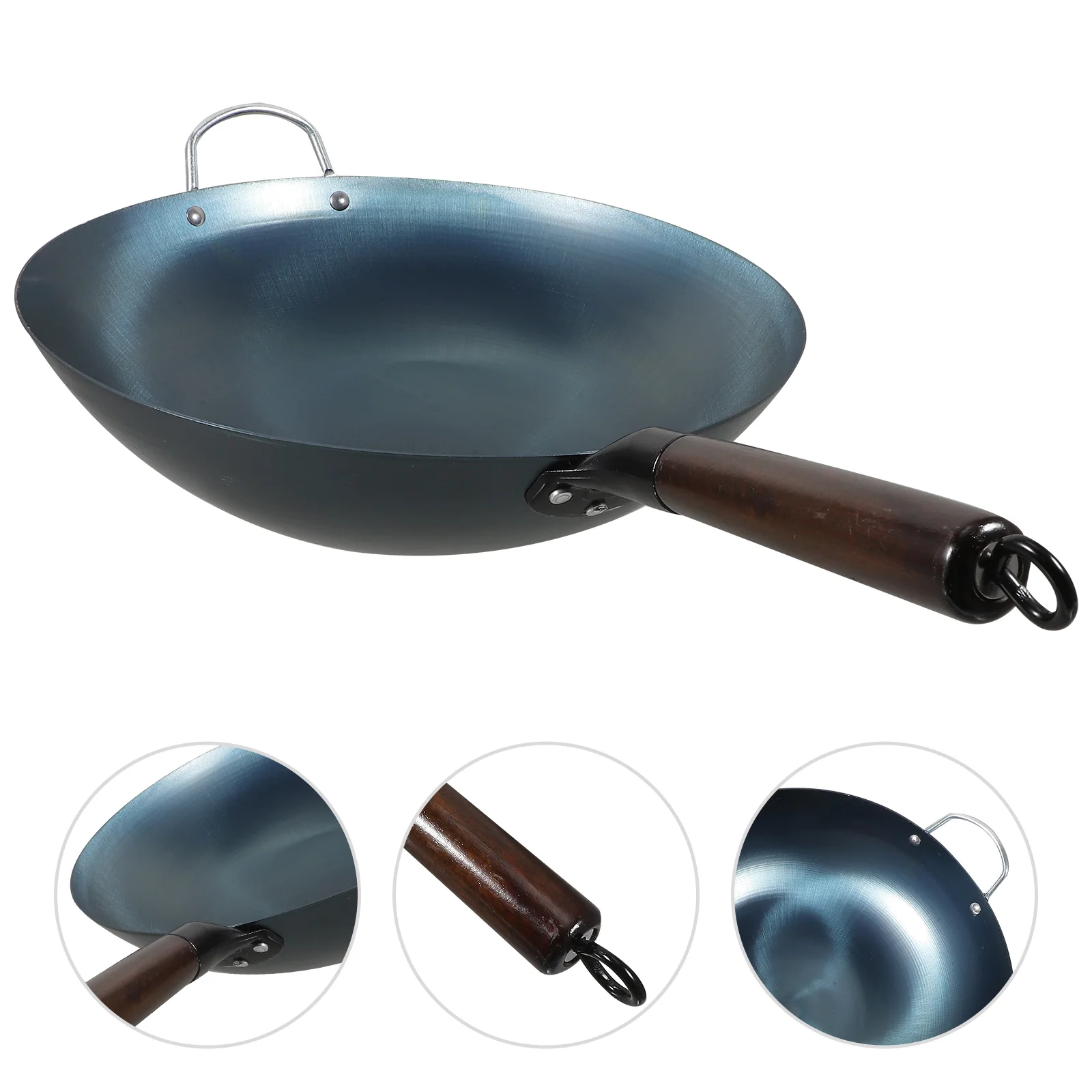 

Multifunctional Iron Frying Pan Household Cooking Pot Kitchen Frying Pan heavy duty wok cookware accessories