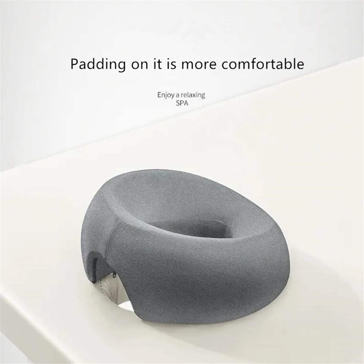 Ergonomics Lying Down Pillow Memory Foam Head Rest Support Pillow Body Massage Face Rest Pillow for Beauty Salon-A SQ