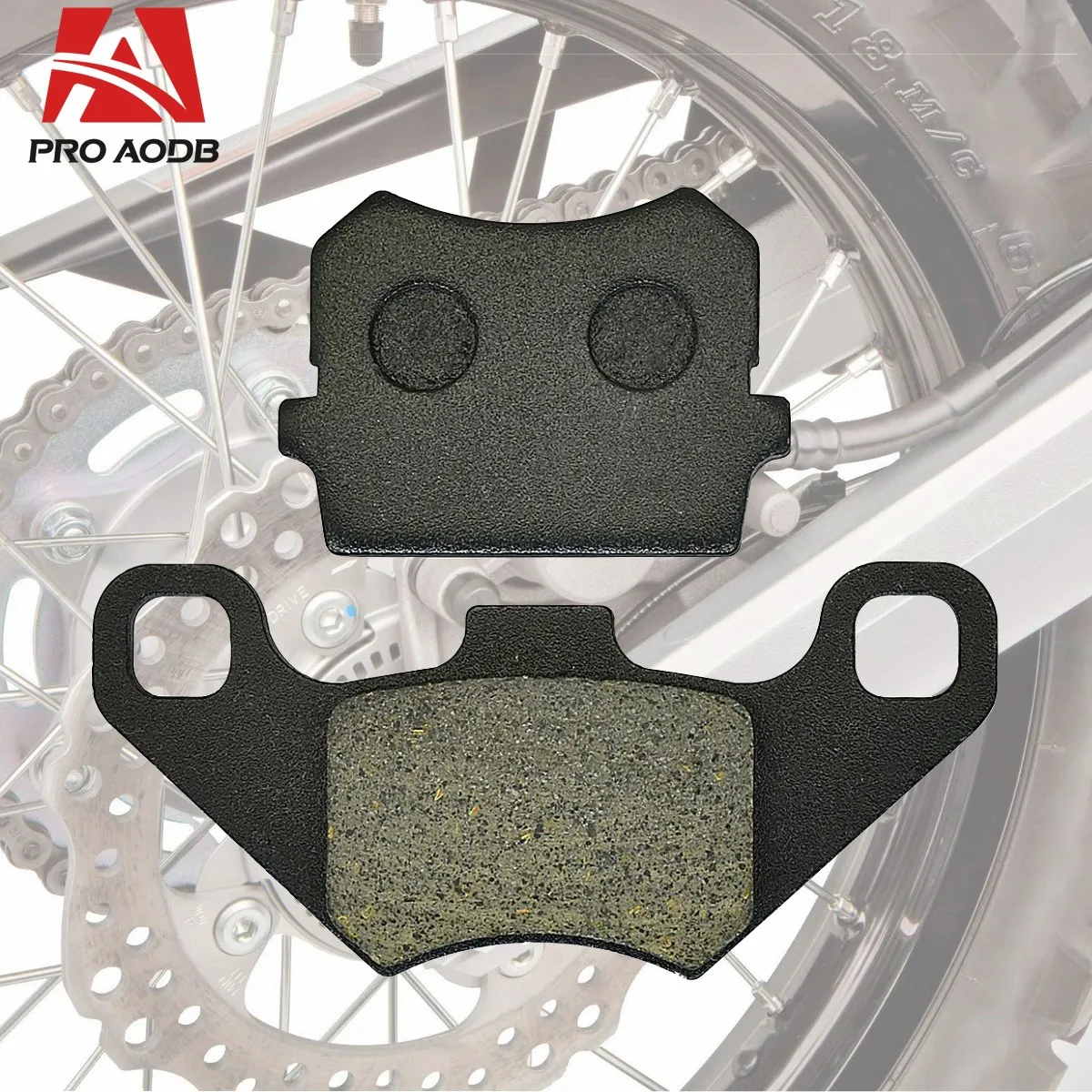 

High-Quality Motorcycle Accessories Scooter Front & Rear Brake Pads For ATV 250cc 200cc 150cc 125cc 110cc 90cc 70cc 50cc