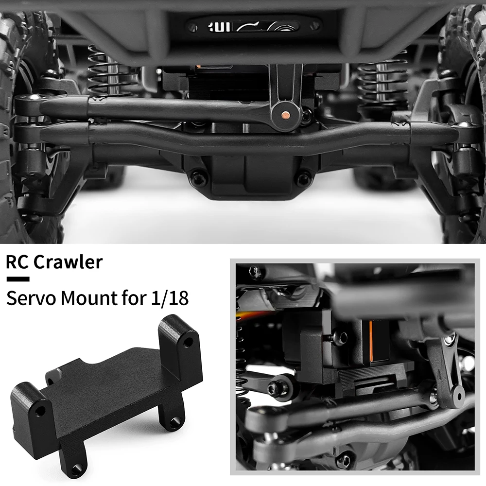 YEAHRUN عرافة محولات الكأس الخلفي سيرفو قوس جبل توجيه ربط الربط مجموعة ل HPI مشروع هايلكس 1/18 RC قطع غيار السيارات الملحقات