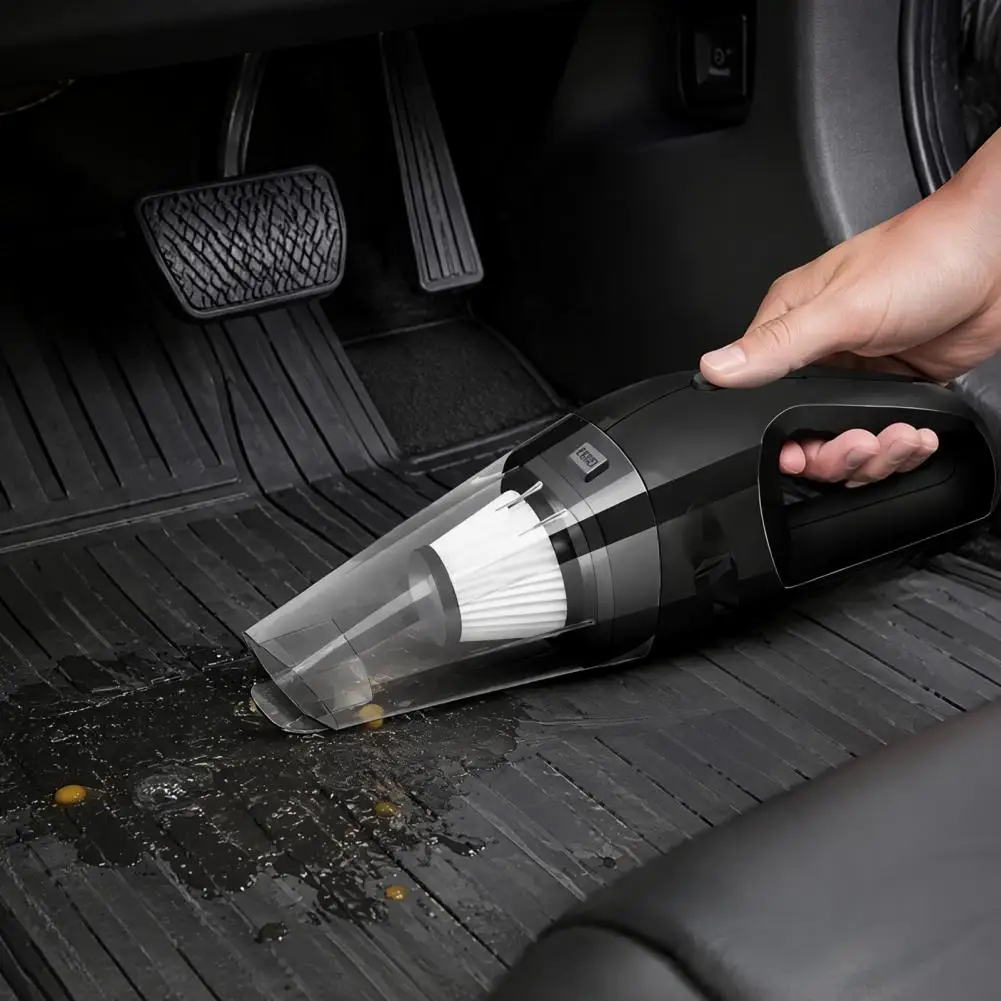 Portable Car Vacuum Cleaner Wet Dry Car Tool Handheld Car Vacuum Cleaner with Multi-nozzles 4000pa High Power Cordless for Home
