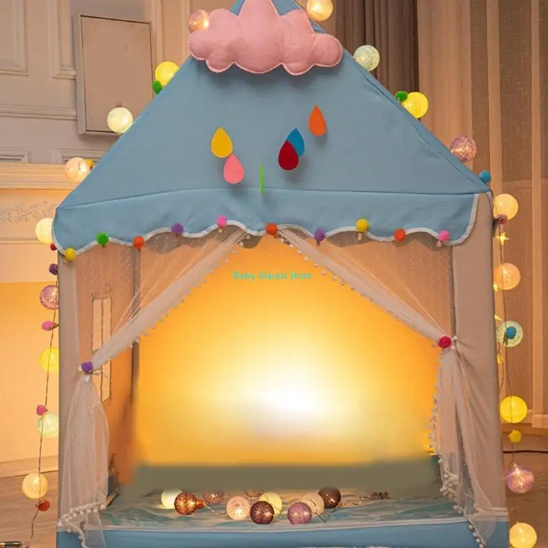 

K92D Princess Castle Play Tent Foldable Play Tent House Toy for Indoor Kids Tent