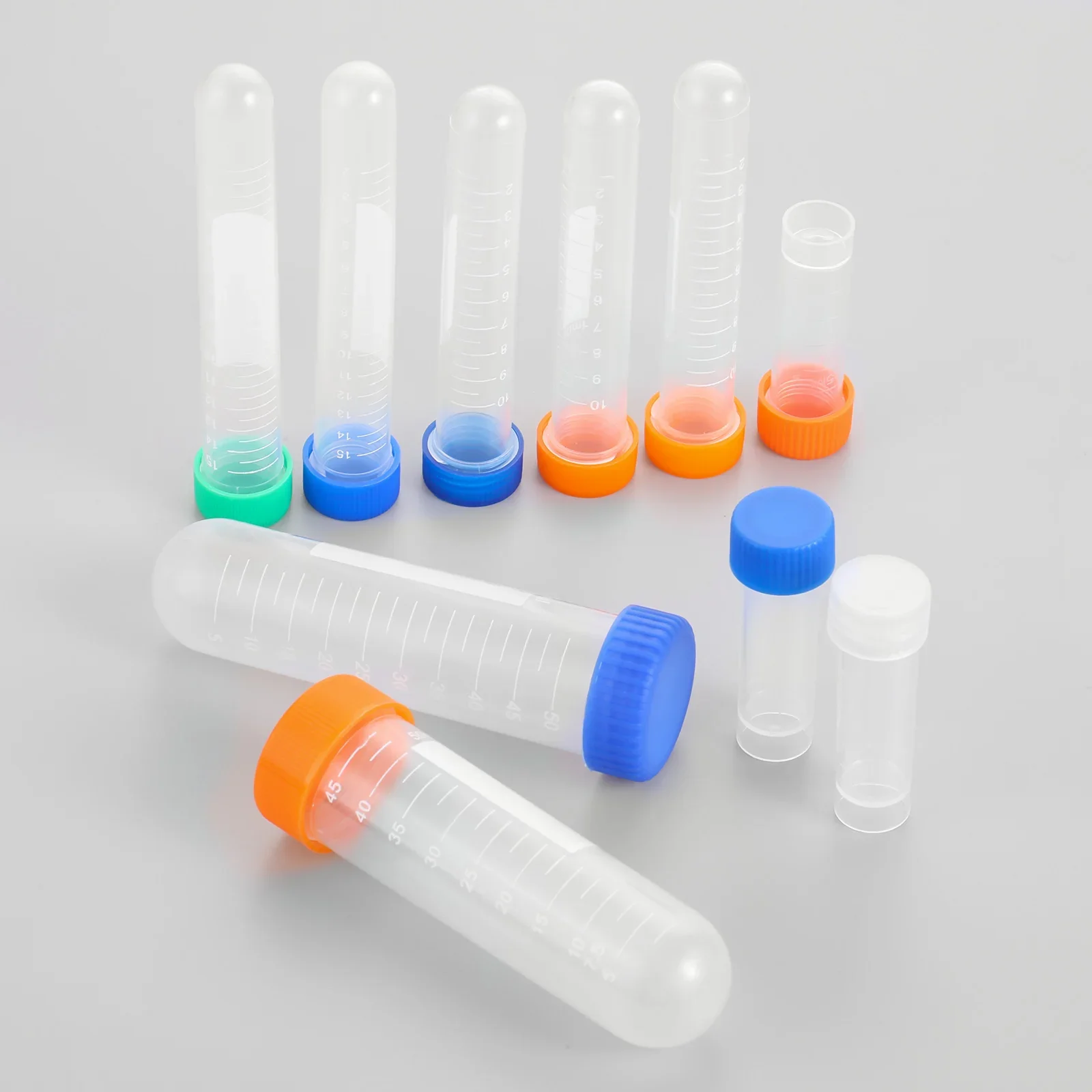 5Pc 5/10/15//45/50ml Embroidery Felting Bottle Cross-stich Sewing Needle Box Bead Pins Case Sewing Needle Containers Holder Tube
