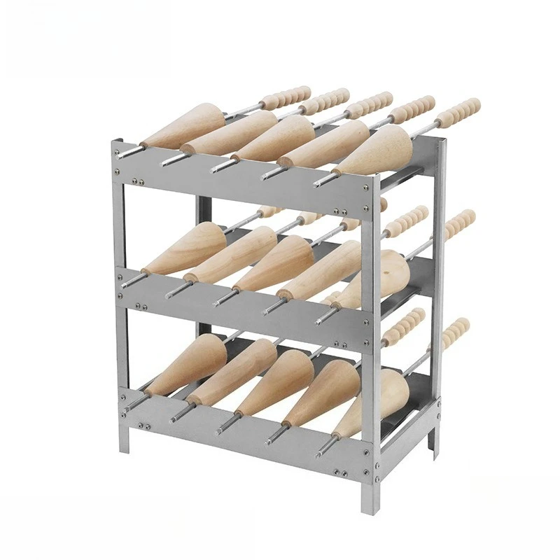 Bagel Maker Ice Bagel Toast Display Stand Chimney Roller Snack Cake Roll