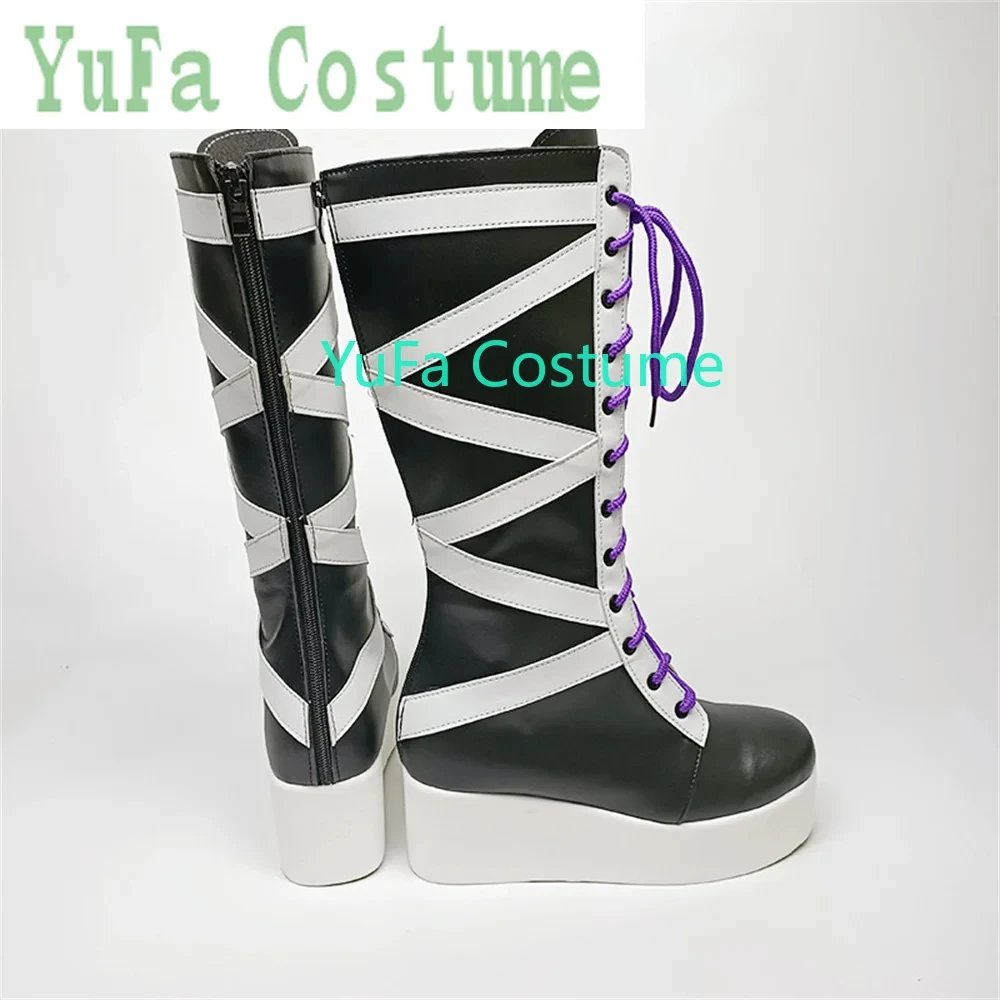 Division Rap Battle DRB Hypnosis Microphone Aimono Jushi Cosplay Shoes Boots Game Anime Carnival Halloween YuFa Costume