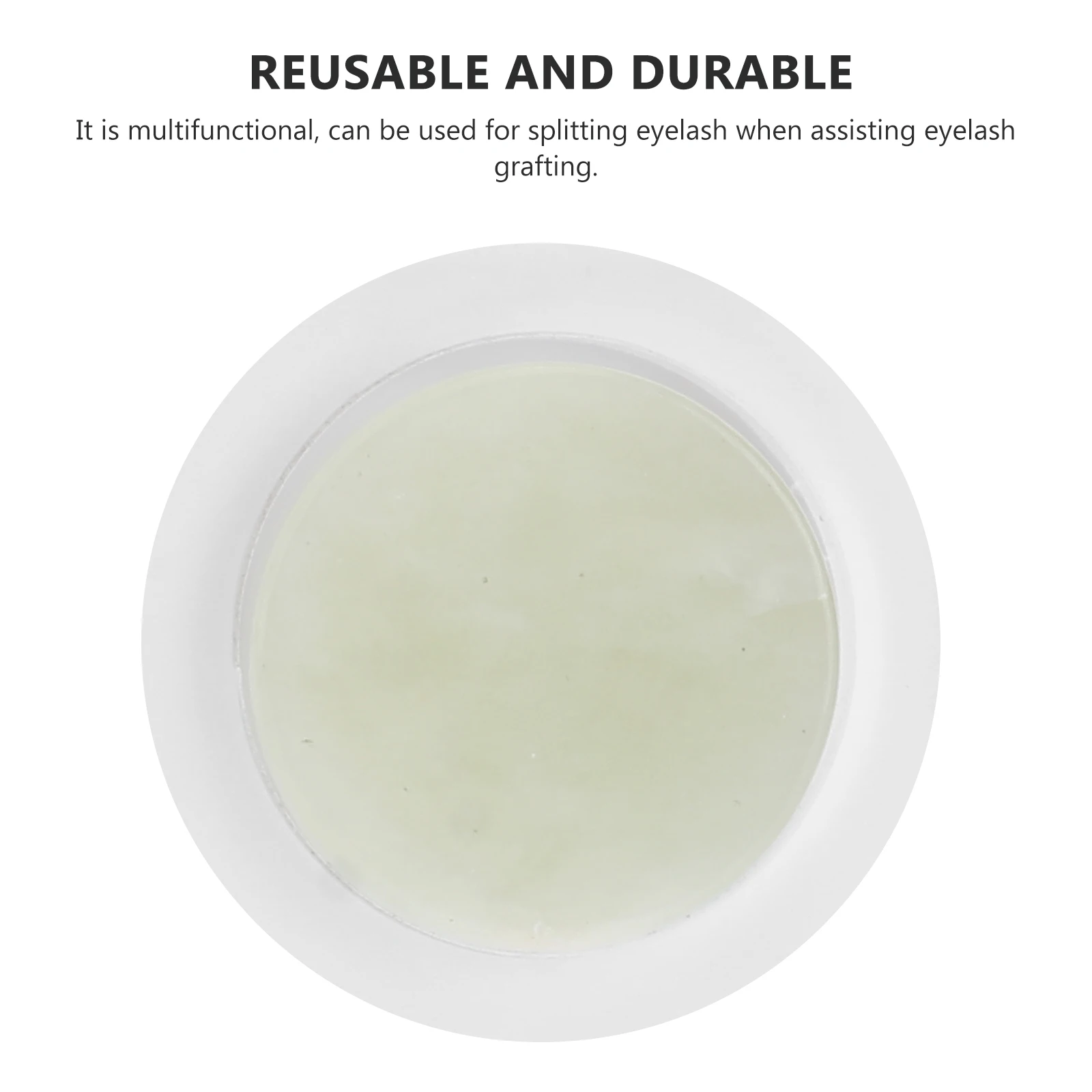 

Eyelash Extension Grafting Pallet Lash Grafting Tool Reusable Durable Premium Acrylic Glass Pad For False Lash Operation Gasket