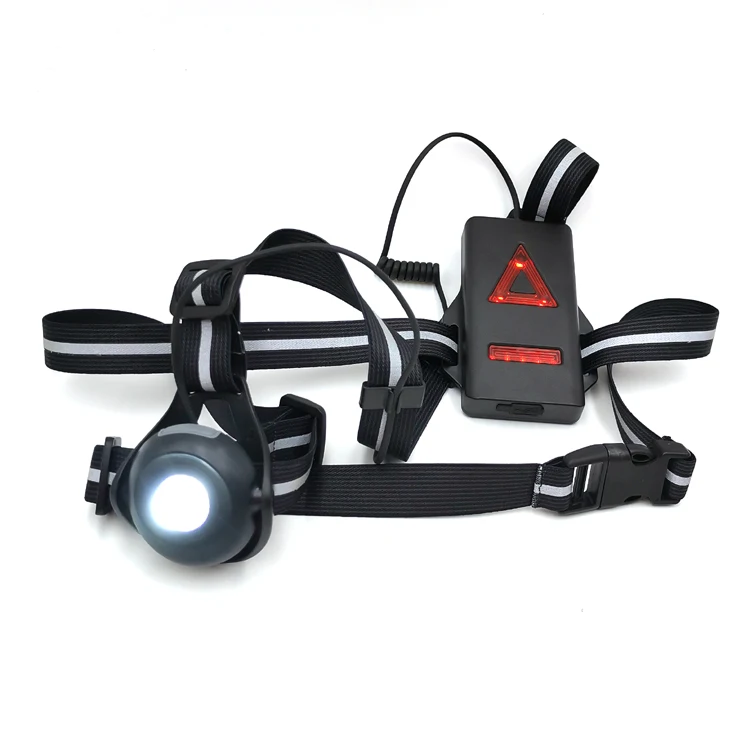 Factory Hot Selling USB rechargeable Outdoor Night Running Light Led Chest Light Running Back Warning Sport Running Light