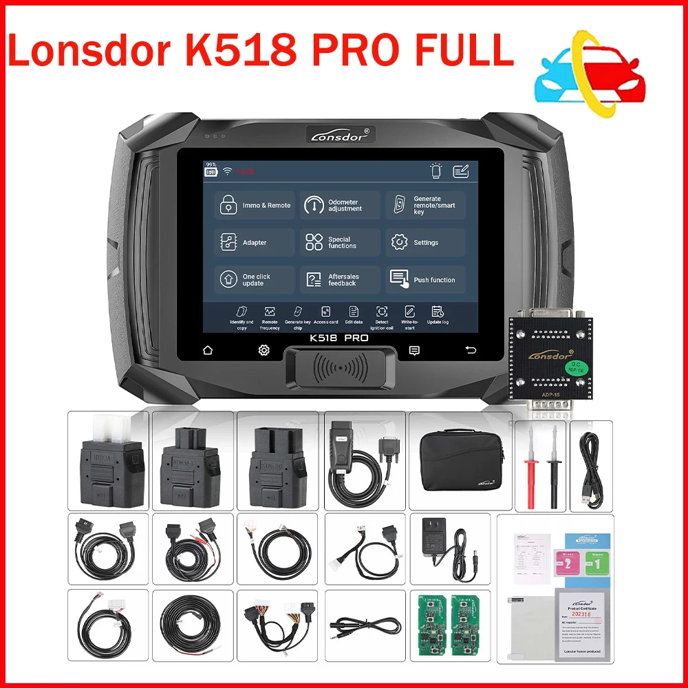 Lonsdor K518 Pro Full Configuration Global Version All In One Key Programmer with 2 Years Free Update Time