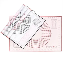 多機能シリコーン練りマット,スケール付き,滑り止めローリングマット,キッチンケーキ作り用品,クリエイティブな家庭用ベーキング