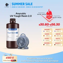 NUOVO ANYCUBIC Resina flessibile resistente 2.0 405nm Resina UV Elevata tenacità Elevata rigidità Materiali di stampa per stampante 3D per Photon Mono
