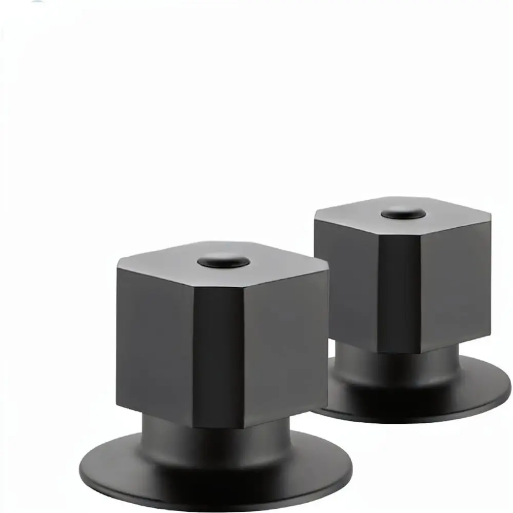 Replacement Concealed Shower Valve Handle Zinc Alloy Four Corner Knob For Bathroom Faucet Plumbing Fixture Part