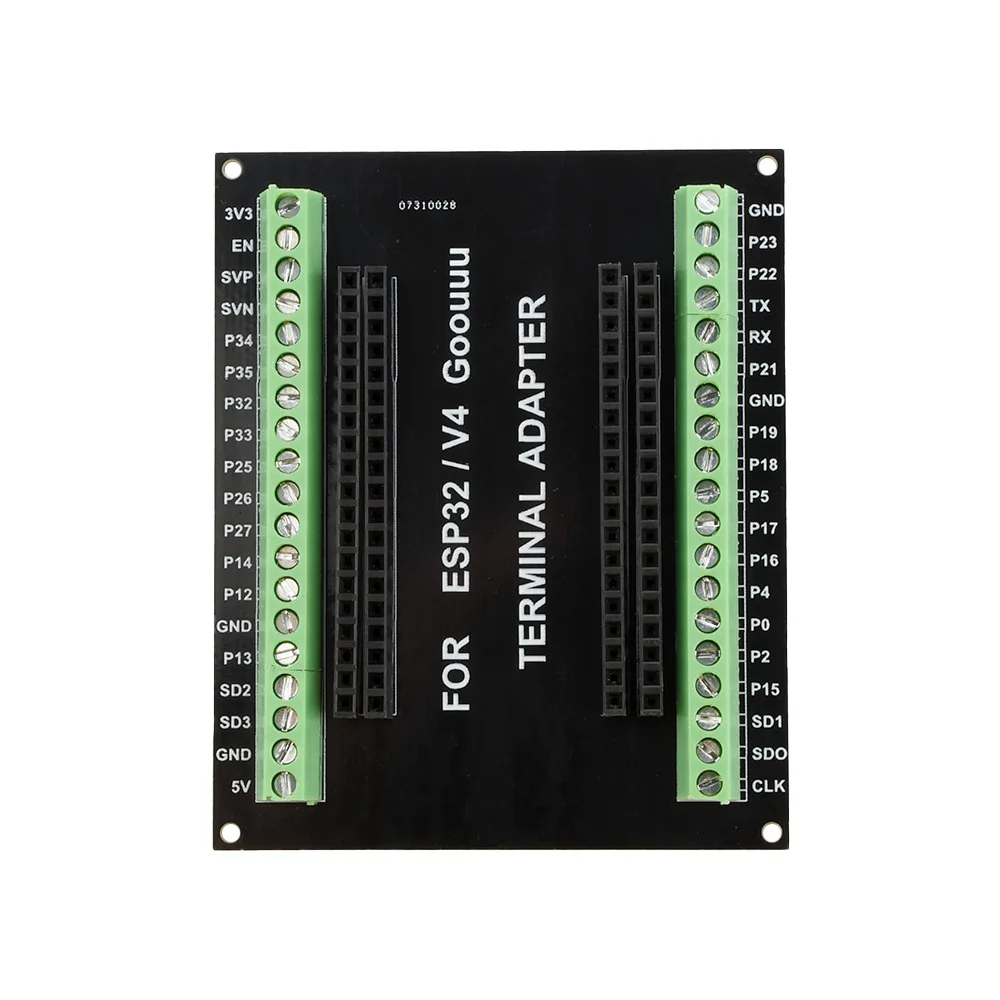 For ESP32 GPIO 1 in 2 Starter Plate Compatible with 38 Pins Terminal Screw Board ESP32 Development Board