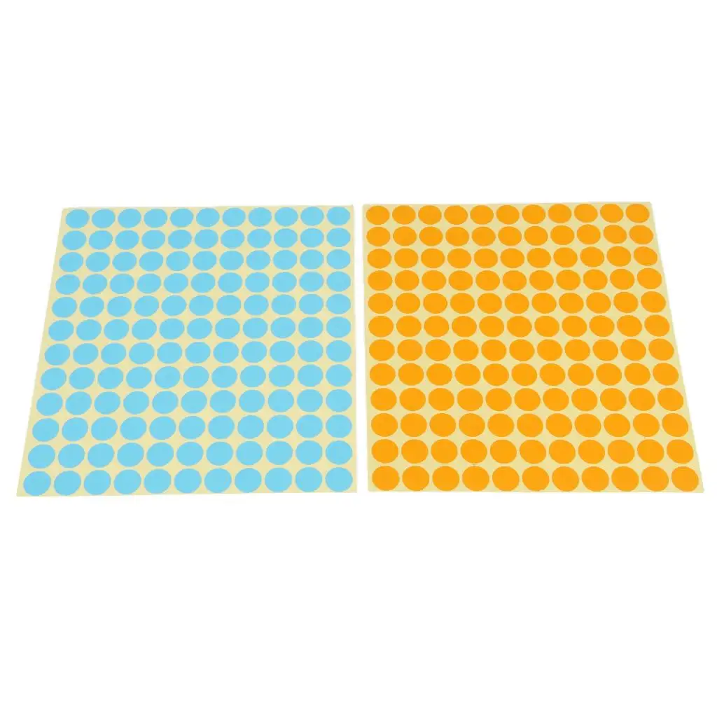 Bouteille d'autocollants ronds colorés pour huiles essentielles et aromathérapie, papier autocollant, Attro