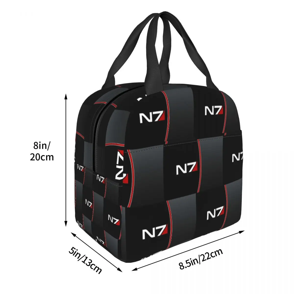 Mass Effect Emblem! Insulated Lunch Bag for Women Kids Portable Food Boxes Thermal Lunch Box Tote
