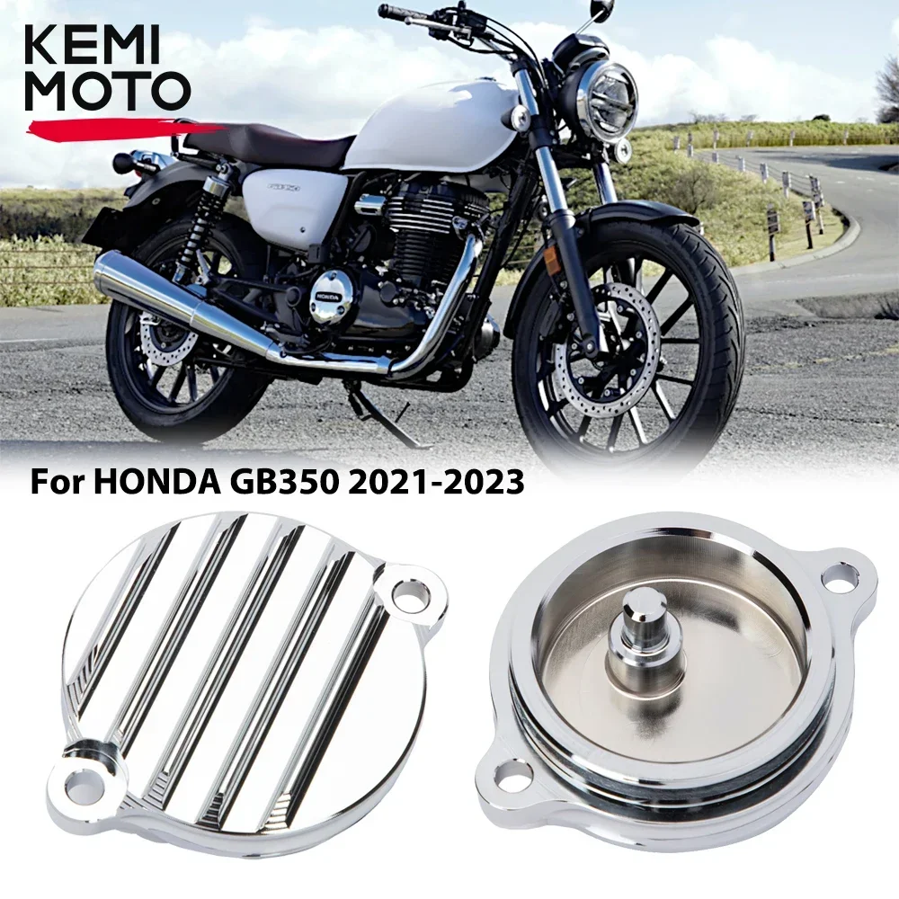 

Motorcycle Engine Oil Filter Guard For Honda CB350 CB350S GB350 GB350S Motobike Equipments 2021-2023 GB 350 KEMiMOTO Cover