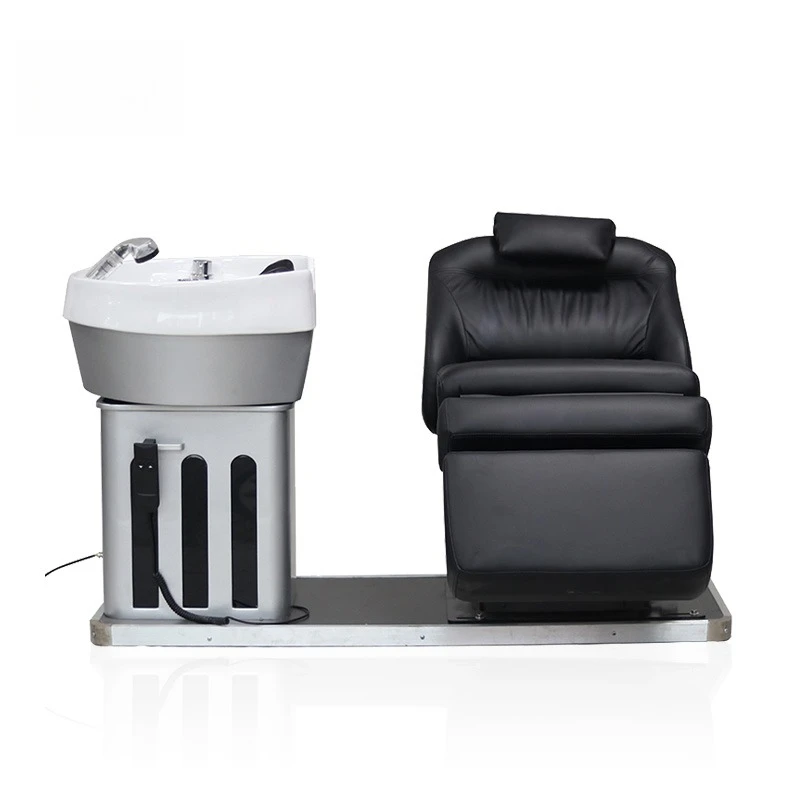 Hair Washing Equipment Electric Adjustable Lifting Shampoo Chair Rotated