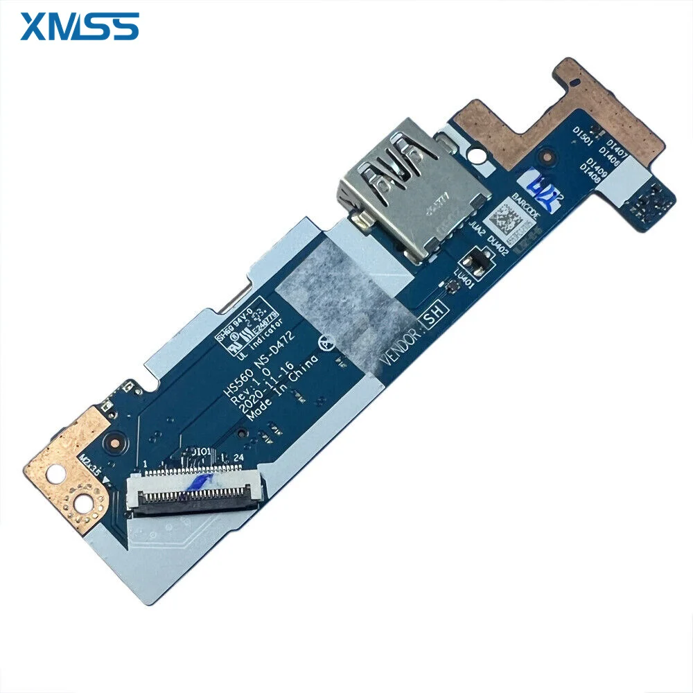 New USB Board Module for Lenovo Ideapad 3-15ITL6 82H8 NS-D472 5C50S25174