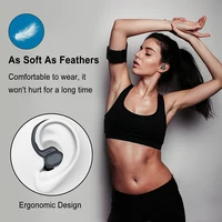 Écouteurs sportifs sans fil BT avec crochets d'oreille, écouteurs intra-auriculaires pour la course VV2 3
