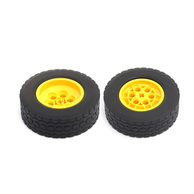 4Pcs/lot Wheel 32019 86652 Car Tires Technical Bulk Parts fit for 42043 42049 Small Pellets MOC Bricks Building Blocks Toys