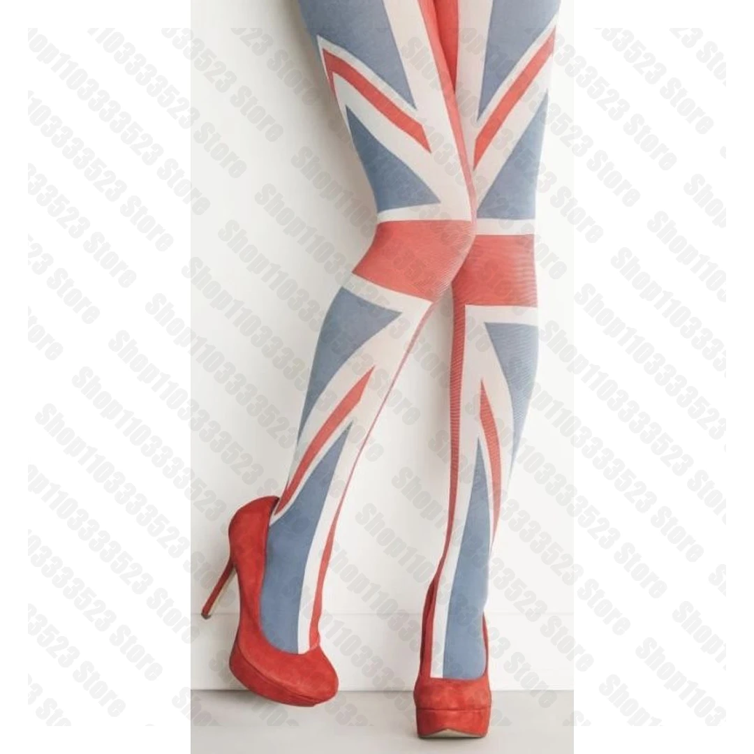 Medias ajustadas con estampado de lolita para chicas Emo, estética Harajuku de los años 90, estilo Punk Y2k, pantimedias ajustadas con estampado Retro, calcetines para mujer