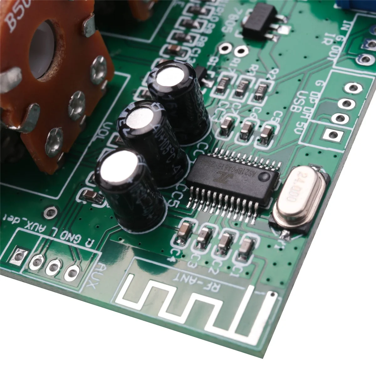 بلوتوث مكبر للصوت مجلس الصوت 20Wx2 ستيريو أمبير مكبرات الصوت AUX U القرص فك التريبل باس تعديل