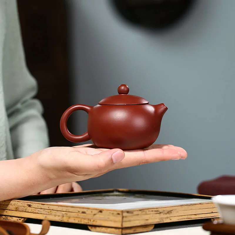 

High Quality Green Tea Yixing Hand-Painted Purple Clay Pot Ore Dahongpao Handmade Sketch Xi Shi Household Teapot