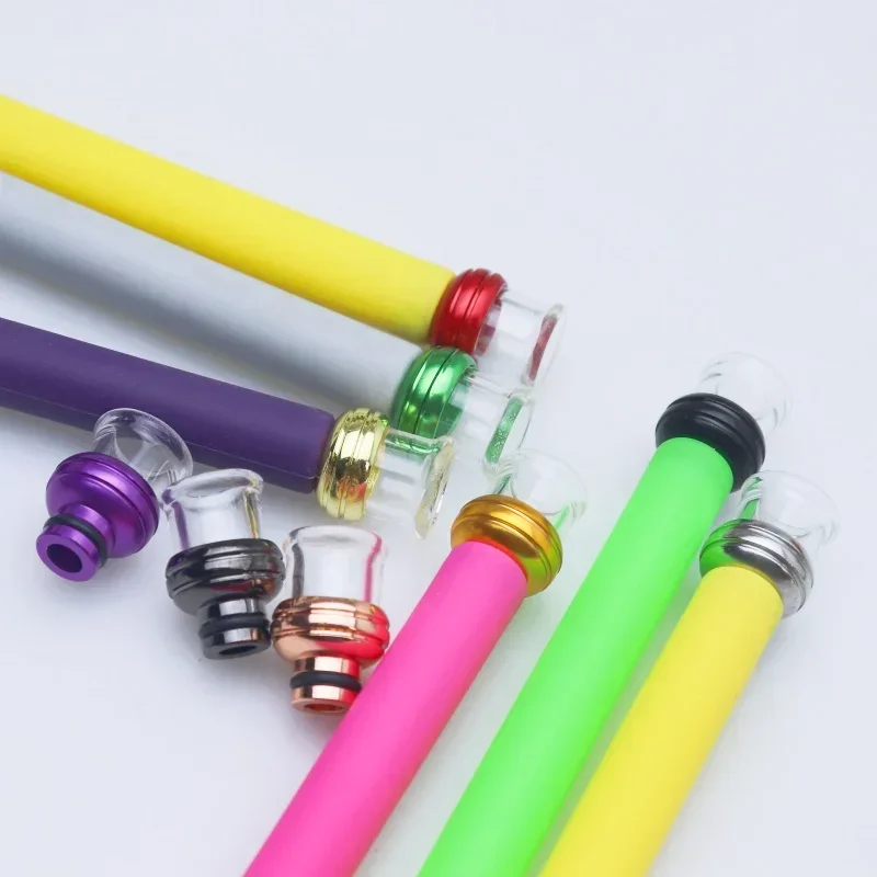 510 زجاج من الفولاذ المقاوم للصدأ دائري DRIP TIP مفصل من القش