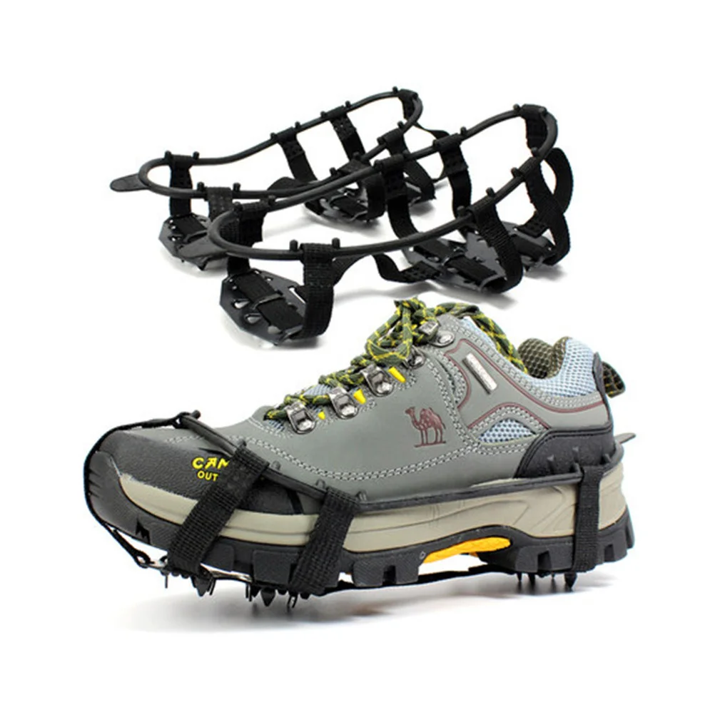 

Anti-slip Shoe Cover Ice Claws 24 Teeth Crampons Outdoor Snow The Climbing Gripper Steel Man Cleats Winter Grippers