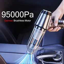 2023 12000Pa Wireless Hand-Held Vehicle Vacuum Handheld Mini Portable Robot Cleaner For Car Home Desktop Keyboard Cleaning