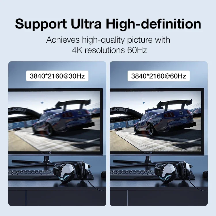 مفتاح TESmart 4 في 3 خارج KVM يدعم 4K 60HZ 2 أوضاع عرض L/R شاشة صوت ثلاثية USB C DP HDMI KVM Switch