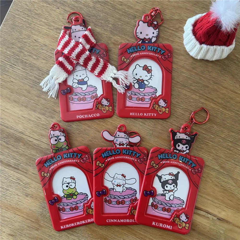 

Miniso Sanrio ID Студенческая автобусная карта 3-дюймовая обложка для карт Звездная погоня Маленькая карта Китайская карта Брелок-брелок Подвеска