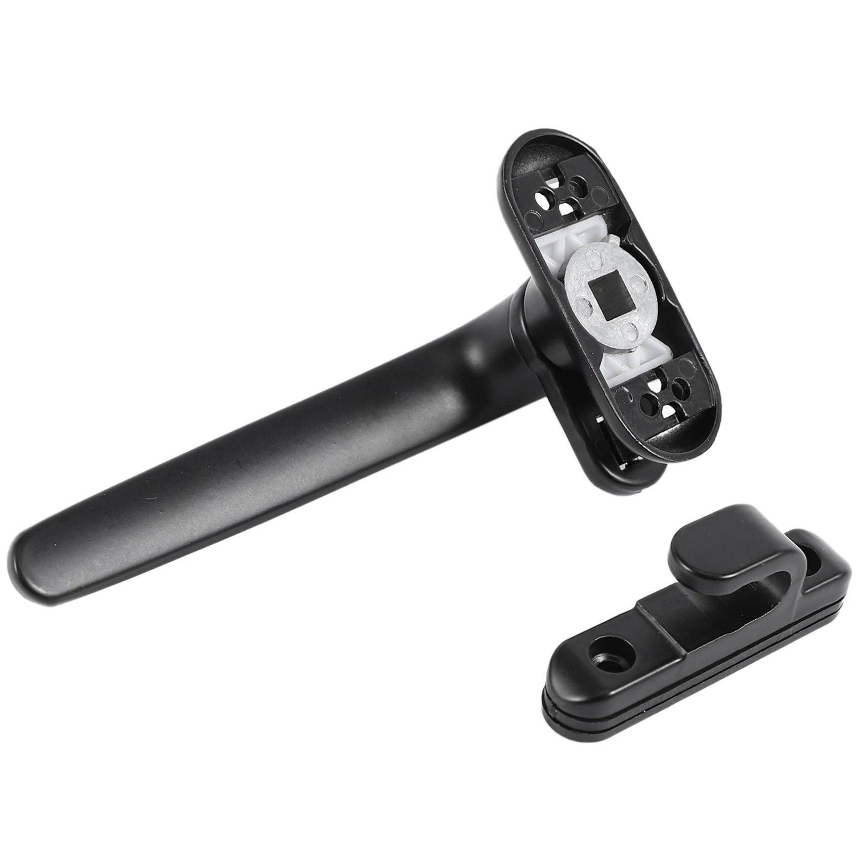 A04G-10X Door And Window Handle Lock Casement Window Lock Wheel Handle Black