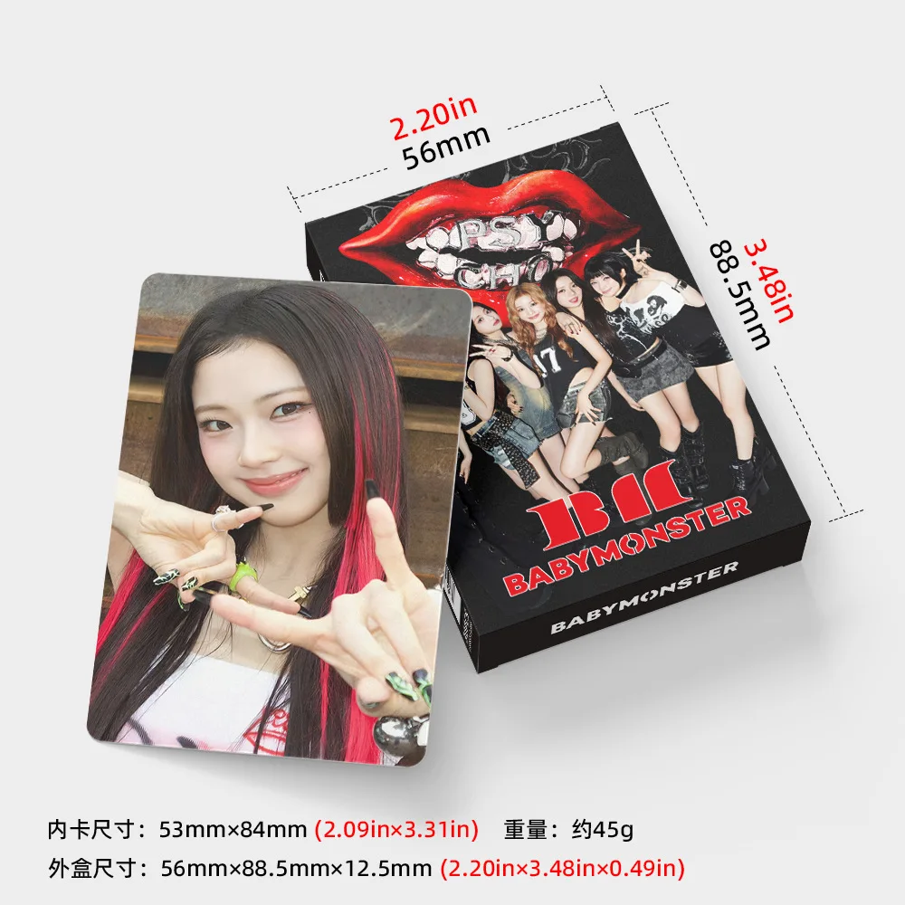 بطاقات لومو جديدة من ألبوم BABYMONSTER PSYCHO تحتوي على 30 قطعة، بطاقات صور مطبوعة عالية الدقة لـ RUKA وAHYEON وASA وCHIQUITA وPHARITA، هدية للمعجبين