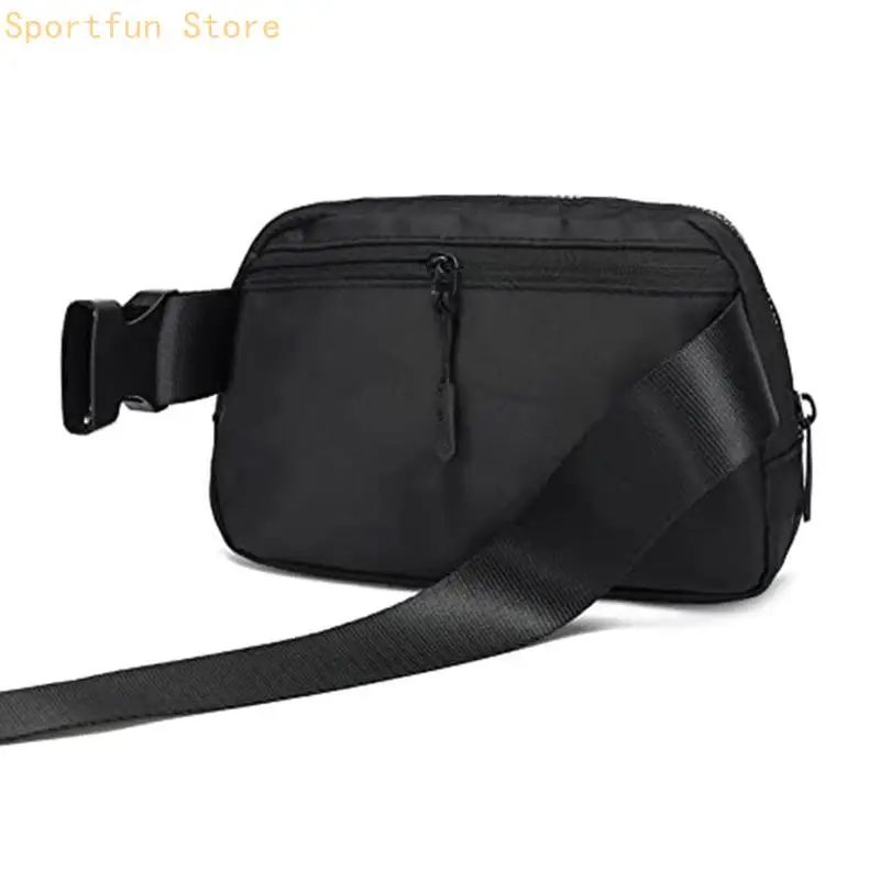 Nylon Waist Bag Men Crossbody Fanny Pack Phone for Running, Travel, Sports X7JD