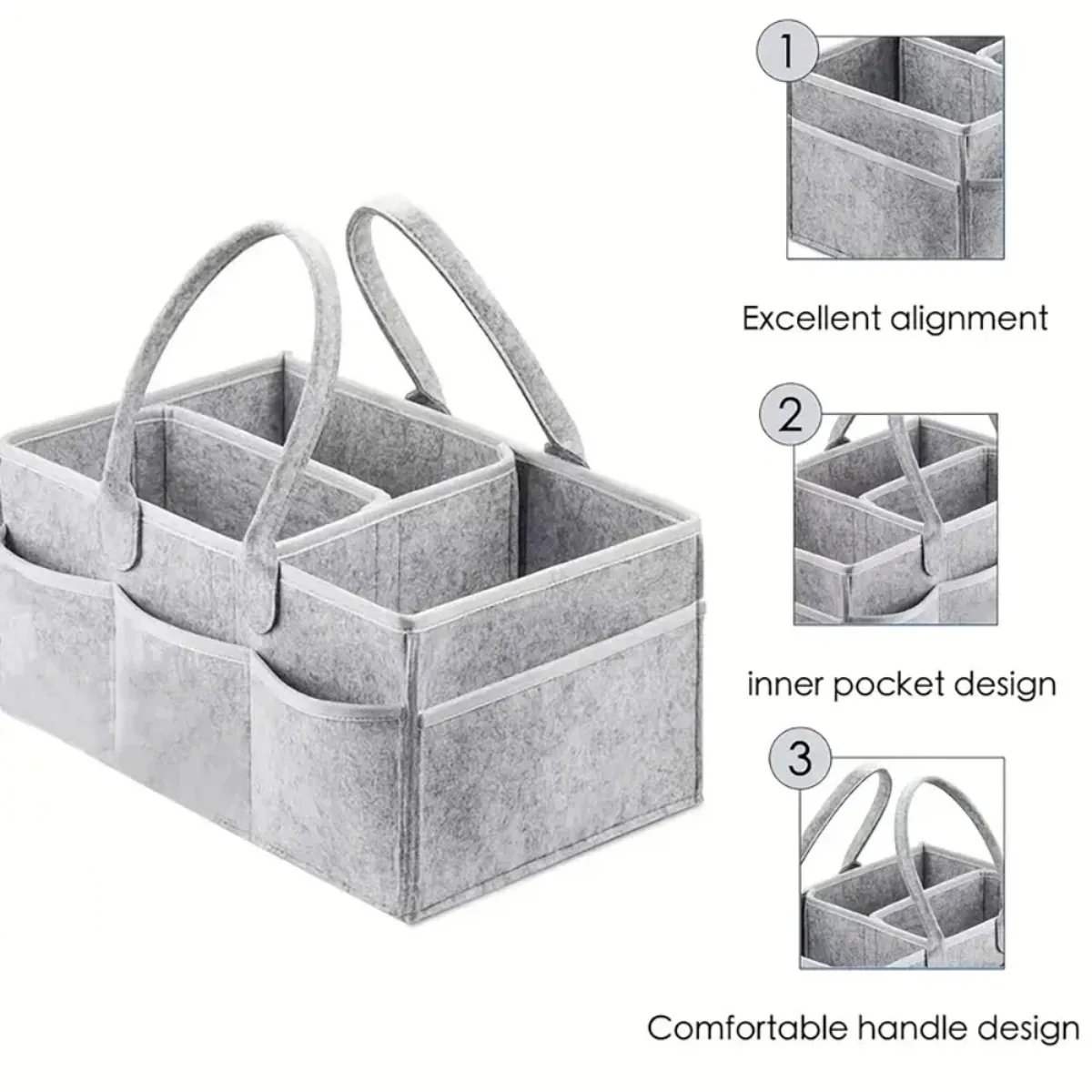 Portable Holder Bag Baby Diaper Ball Bag Organizer Change Table And Car Nursery Essentials Storage Box Uses For Baby Diaper Bag