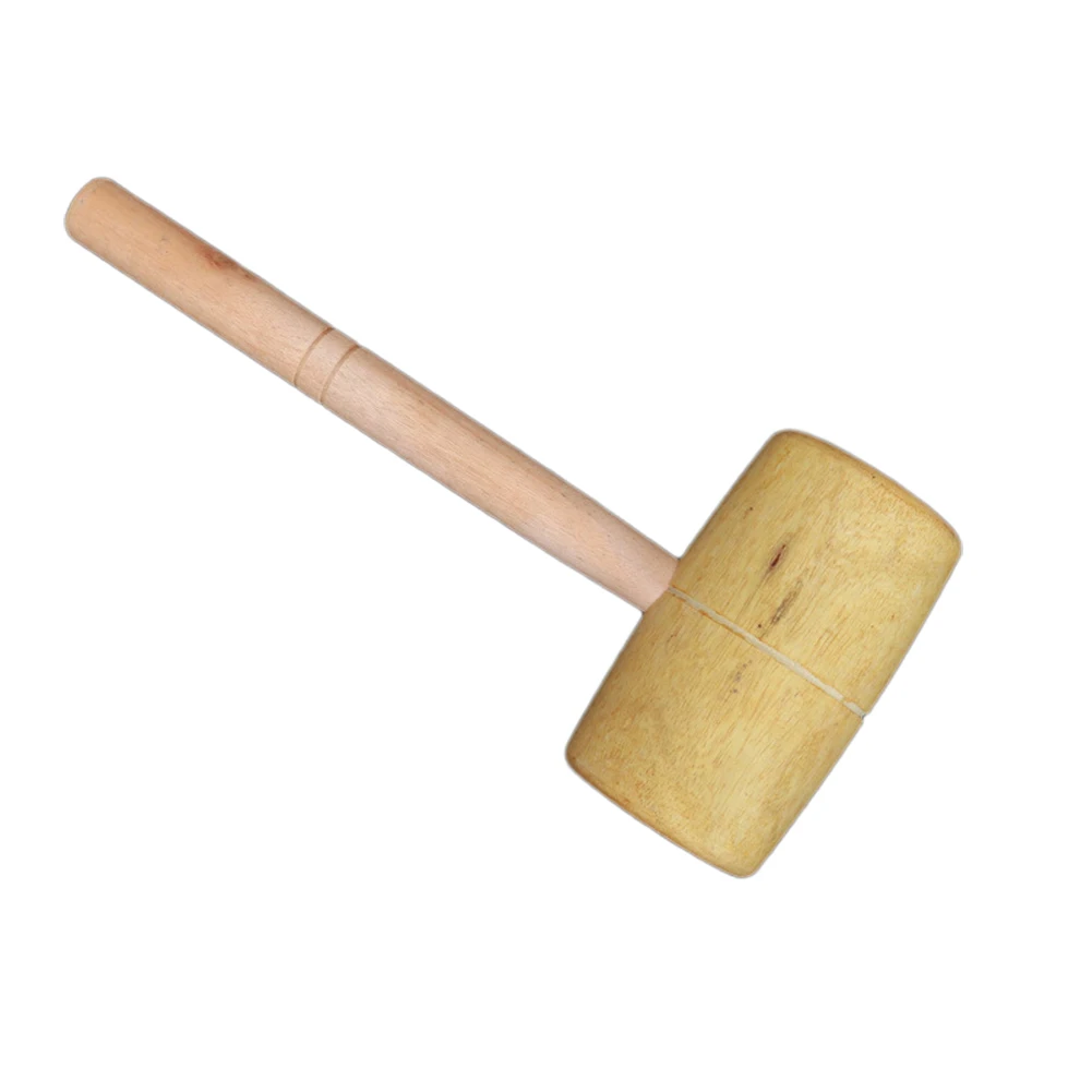 

Hand Tool Carpentry Hammer Yellow Carpentry Hammer Handmade Hammer Wood Knock-resistant Mallet Tool High-quality