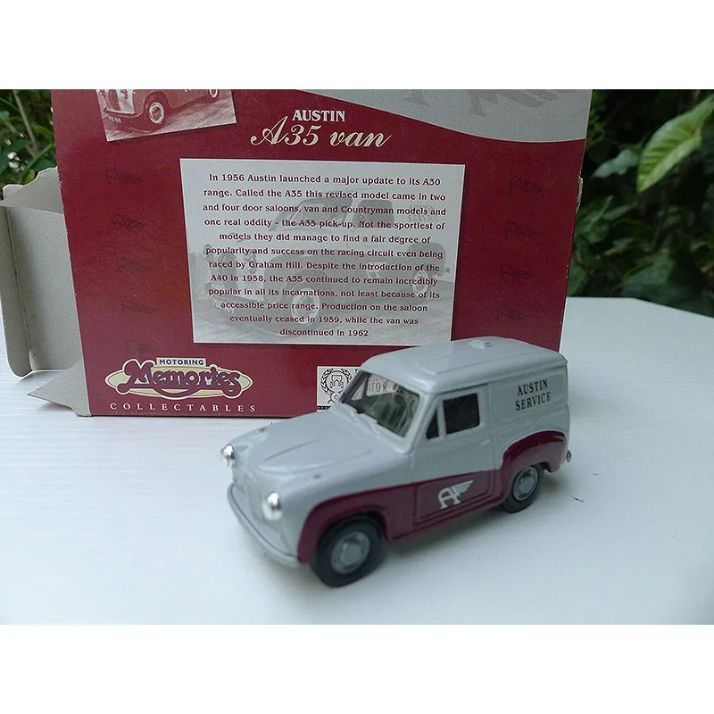 Diecast Alloy 1:64 Scale Austin A35 Van Van Van Model Adult Classic Collection Gift Display Souvenir Ornament